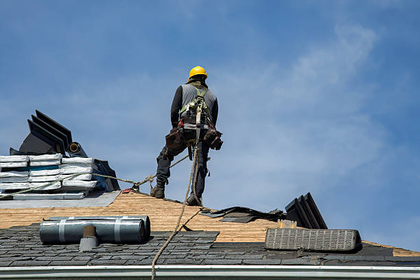 Professional Metal Roofing technician working in Northford, CT